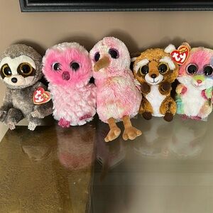 TY BEANIE BOOS ASSORTED NEW WITH TAGS.